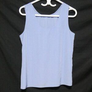 ST MICHAEL | size 12 | Light Blue Sleeveless Blouse | Made In Canada | NWOT